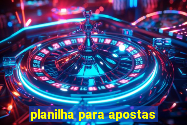 planilha para apostas